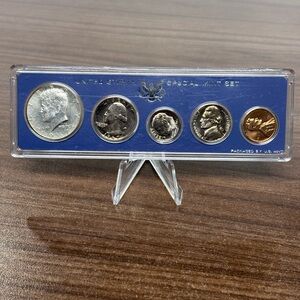 1967 US Special Mint Set 40% Silver Kennedy, 5 Coins